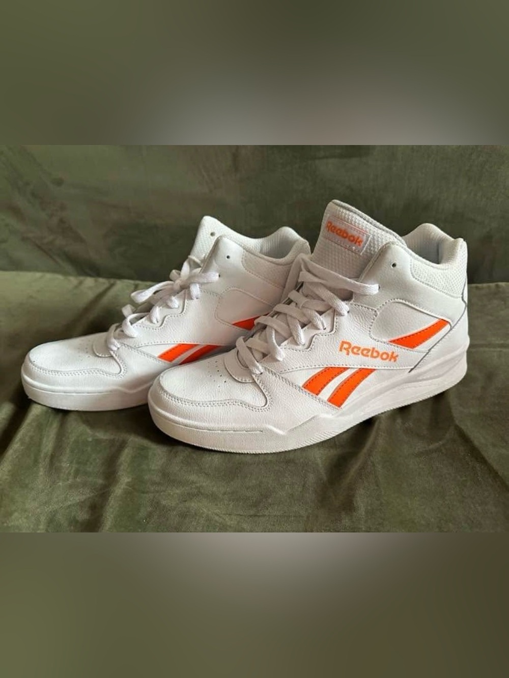 Reebok Royal BB 4500 High 2 'White wqSmash Orange' (Men’s 11.5)